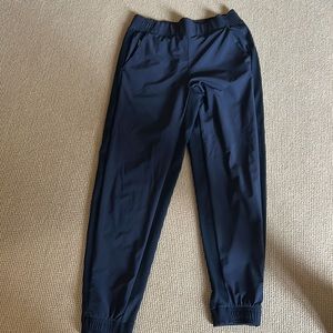 Navy blue athleta athletic jogger